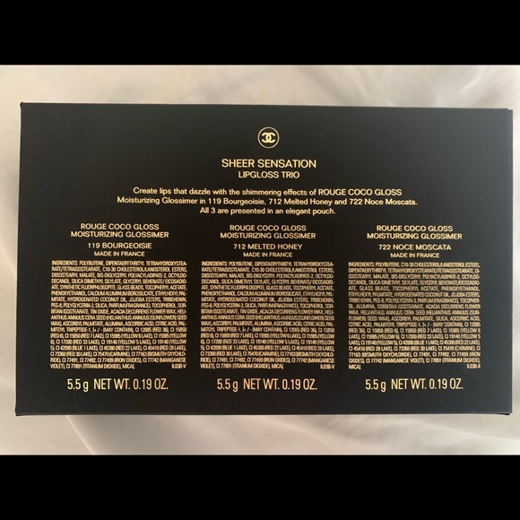 Chanel Sheer Sensation Lip Gloss Trio Set - Picture 4 of 5